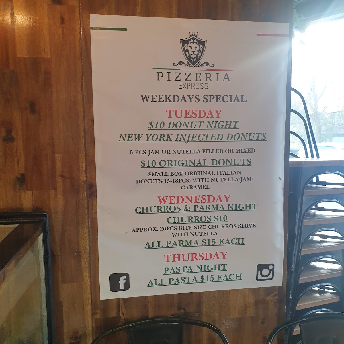 Menu Pizzeria Express-5